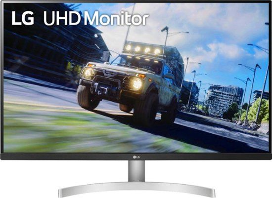 Photo 1 of LG - 32” UHD HDR Monitor with FreeSync - White