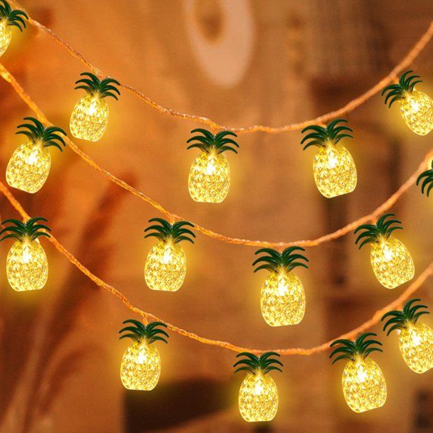 Photo 1 of Battery Operated String Lights Small Pineapples 