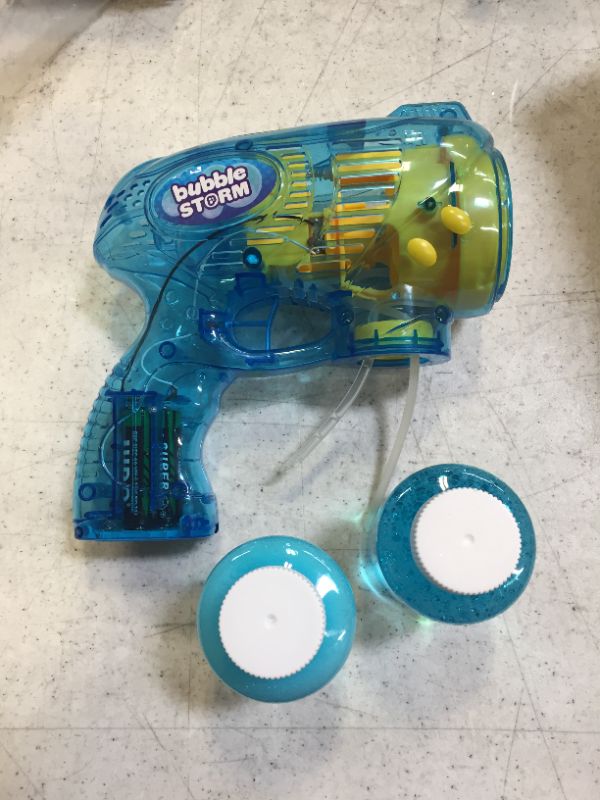 Photo 1 of OYIN Bubble Gun with 2 Bottles Bubble Refill Solution (10 oz Total) for Kids, Bubble Blower for Bubble Blaster Party Favors, Summer Toy, Outdoors Activity, Easter, Birthday Gift--ONLY ONE TOY GUN 