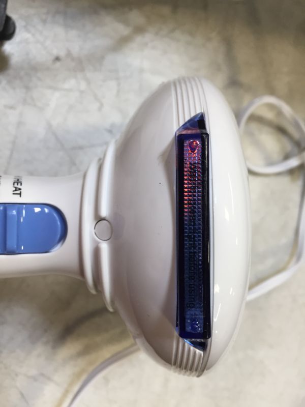 Photo 5 of Conair - GS23N Extreme Steam Hand Held Fabric Steamer with Dual Heat, White/Blue
