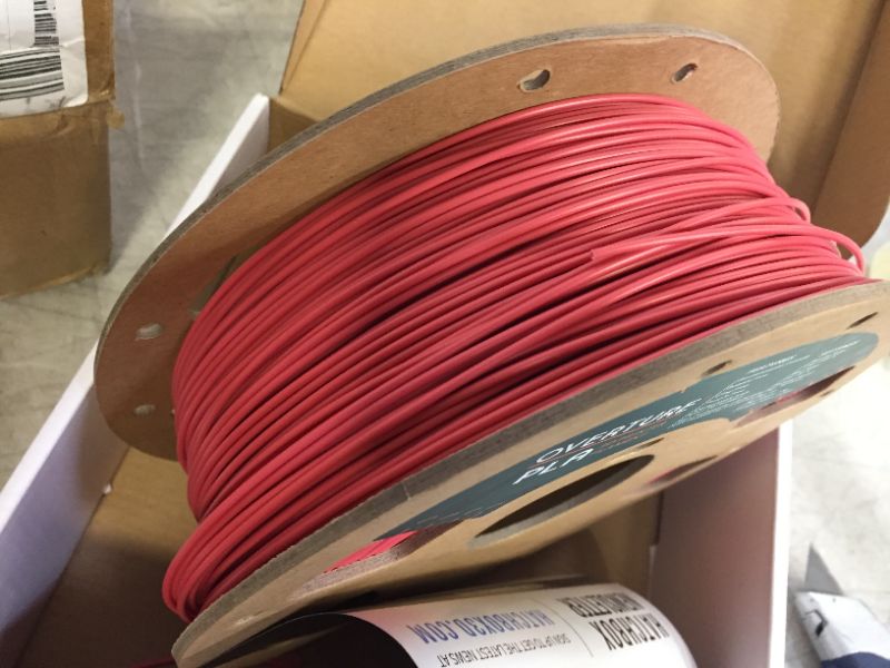 Photo 3 of Hatchbox 1kg 1.75mm 3d Printer Abs Filament red
