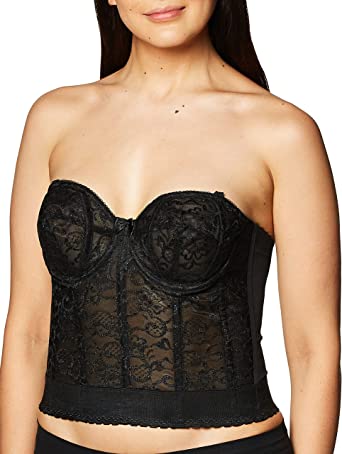 Photo 1 of Goddess Women's Lace Bustier Bra #GD0689 BLACK
SIZE 38DD
