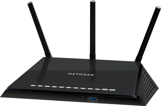 Photo 1 of NETGEAR - AC1750 Dual-Band Wi-Fi 5 Router - Black
