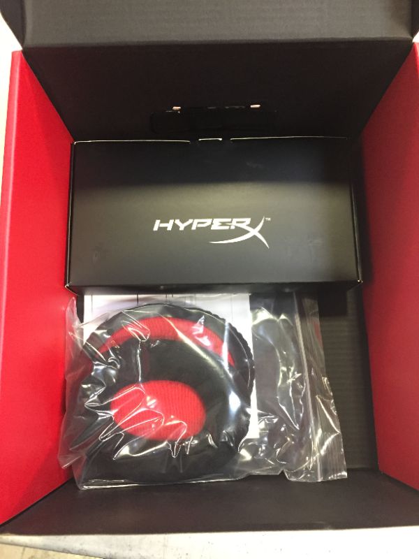 Photo 2 of HyperX Cloud II - Gaming Headset, 7.1 Surround Sound, Memory Foam Ear Pads, Durable Aluminum Frame, Detachable Microphone, Works with PC, PS5, PS4, Xbox Series X|S, Xbox One – Red
