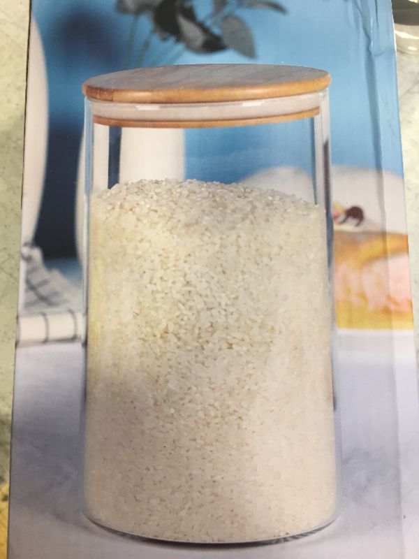 Photo 1 of AIRTIGHT RICE GLASS CONTAINER 60 FL OZ