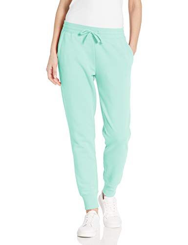 Photo 1 of Amazon Essentials Women's Relaxed Fit Fleece Jogger Sweatpant, Light Aqua, Medium
Size: Medium
