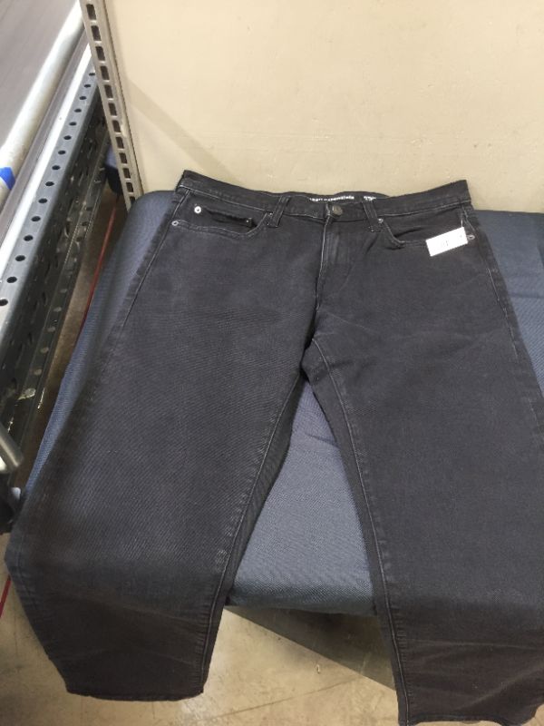 Photo 2 of Amazon Essentials Men's Straight-Fit Stretch Jean, Washed Black, 32W X 30L
Size: 32W x 30L
