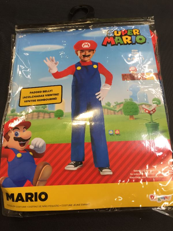 Photo 2 of Nintendo Super Mario Brothers Mario Boys Toddler Costume, Small/2T
