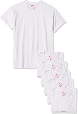 Photo 1 of 6 PCK HANES MEDIUM WHITE T SHIRTS