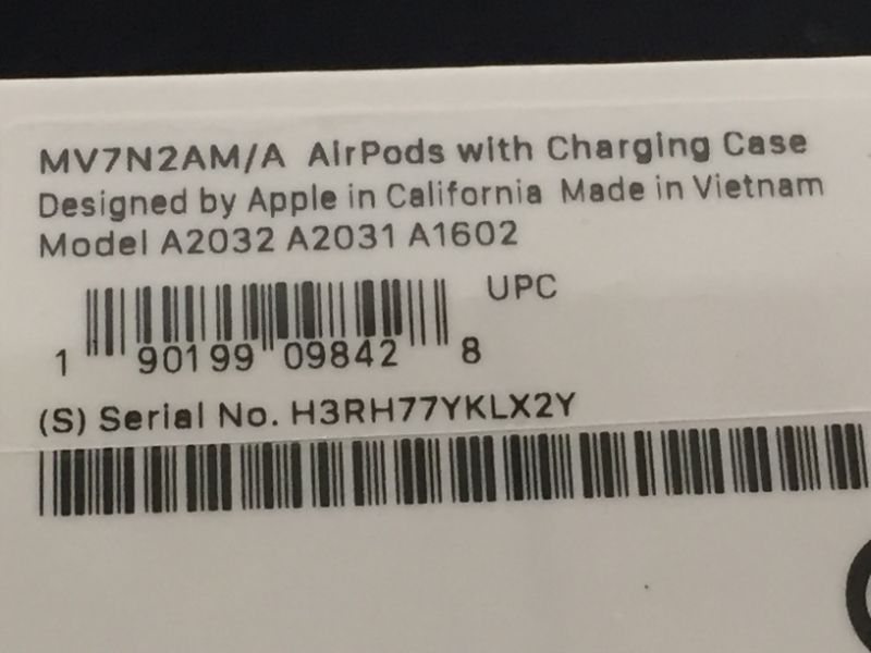 Photo 1 of Apple AirPods (2nd Generation) ---Brand New Factory Sealed 

