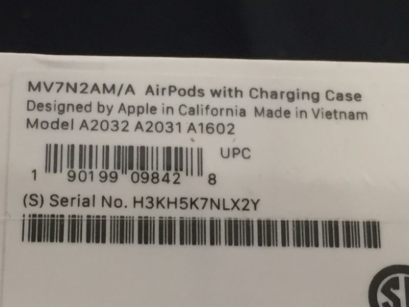 Photo 4 of Apple AirPods (2nd Generation) ---Brand New Factory Sealed 
