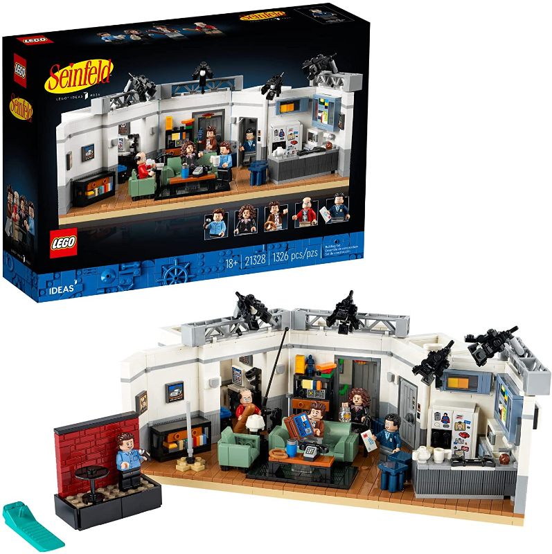 Photo 1 of LEGO Ideas Seinfeld 21328 Building Kit; Collectible Display Model; Delightful 1990s Nostalgia Gift for Adults (1,326 Pieces)

