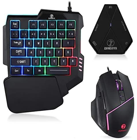 Photo 1 of ZJFKSDYX C91Pro Gaming Keyboard & Mouse for N-Switch/Xbox One/PS5/PS4/PS3
