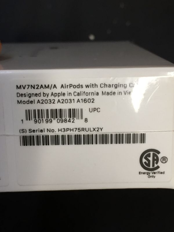 Photo 1 of Apple AirPods (2nd Generation)
(factory sealed) 