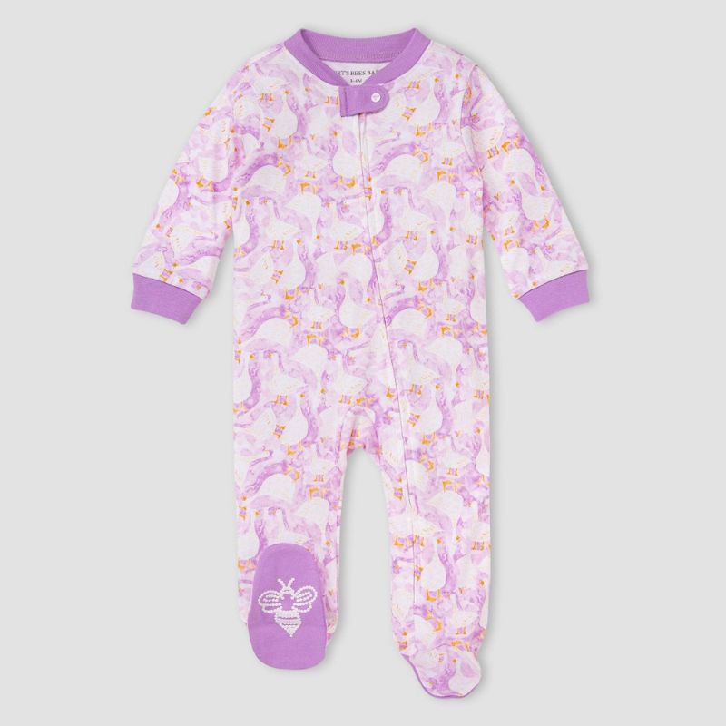 Photo 1 of Burt's Bees Baby® Girls' Waddle Waddle Sleep N' Play - Lilac Purple---SIZE 0-3