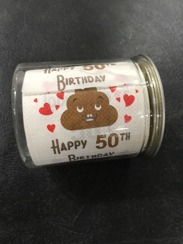 Photo 1 of 50th Birthday Gifts for Women and Men - 3-Ply Toilet Paper Roll - 50th Birthday Toilet Paper, Gag Funny Birthday Gift Novelty, Happy 50 Birthday Party Decorations for her Him