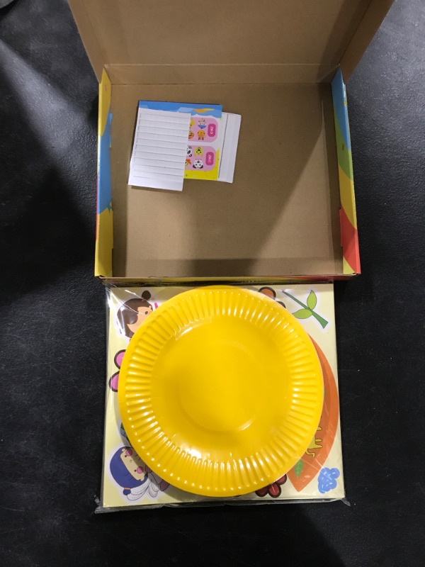 Photo 2 of  Paper Plate Art Kit for Girl Boy Art Supply Project Toddler Creative Fun Children Preschool Party Favor Bulk Activity Birthday Game 