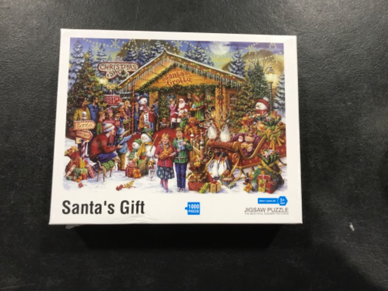 Photo 2 of Christmas Puzzles 1000 Piece Jigsaw Puzzle for Adults - Santa's Gift Christmas Jigsaw Puzzles, Best Jigsaw Puzzles Game for Adults Teens
*FACTORY SEALED*