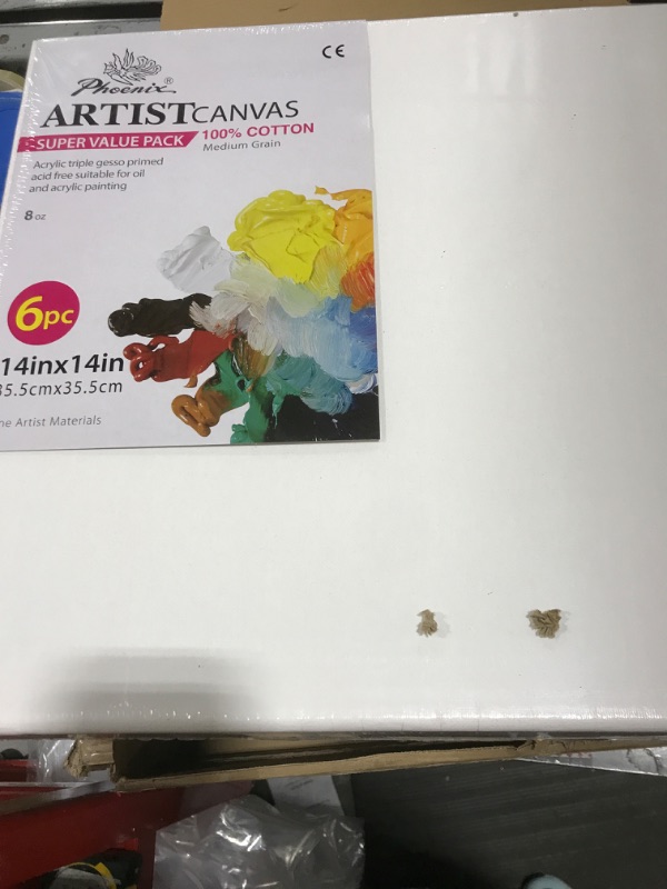 Photo 1 of 6 Pack 14" x 14" Super Value Canvas by Artist's Loft® Necessities™
