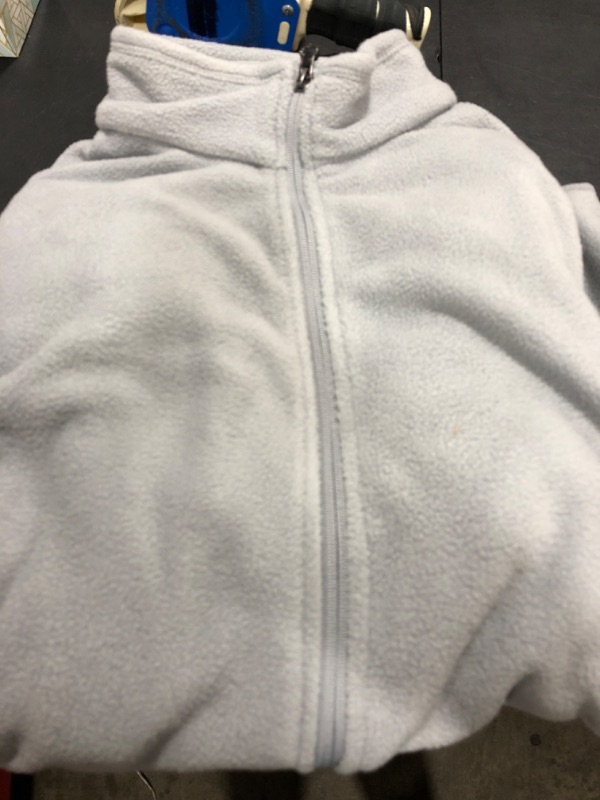 Photo 2 of Amazon Essentials Men's Full-Zip Polar Fleece Jacket (Available in Big & Tall) Polyester Light Grey Medium