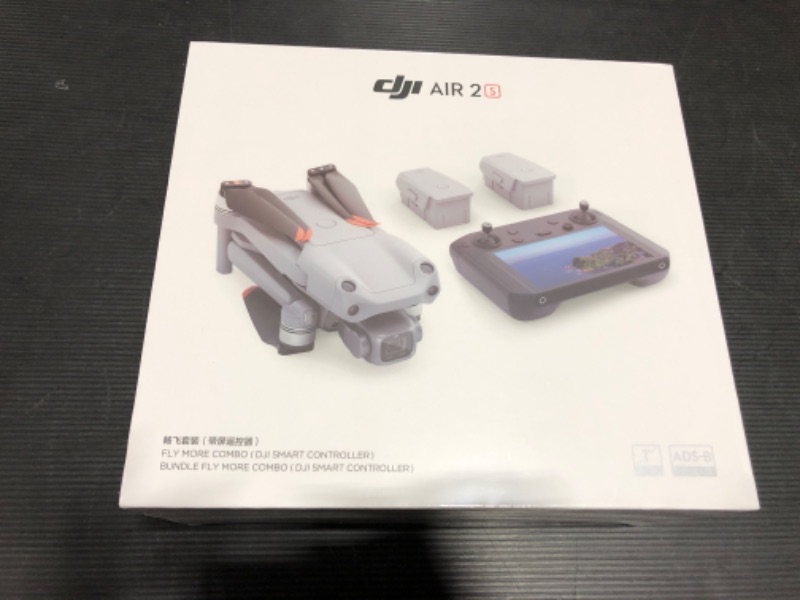 Photo 2 of Brand New!!! DJI Air 2S Fly More Combo with Smart Controller - Drone with 4K Camera, 5.4K Video, 1-Inch CMOS Sensor, 4 Directions of Obstacle Sensing, 31-Min Flight Time, Max 7.5-Mile Video Transmission, Gray DJI Air 2S Fly More Combo + Smart Controller (
