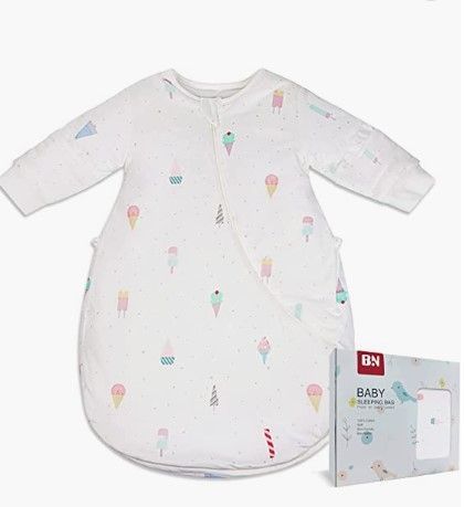 Photo 1 of BN Infant Long Sleeve Sleep Sack Cotton, Unisex Sleep Sacks with 2 Way Zipper,Warm Wearable Blanket Baby XL 4T-5T
