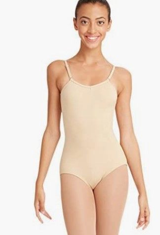 Photo 1 of Capezio Women's Camisole Leotard With Adjustable Straps SMALL
