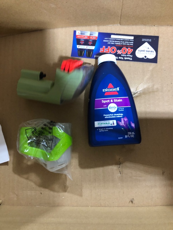 Photo 1 of BISSELL Little Green Multi-Purpose Portable Carpet and Upholstery Cleaner, 1400B
