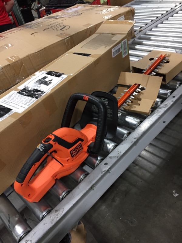 Photo 2 of BLACK+DECKER 20V MAX Cordless Hedge Trimmer with Extra Lithium Battery 2.0 Amp Hour (LHT2220 & LBXR2020-OPE)
