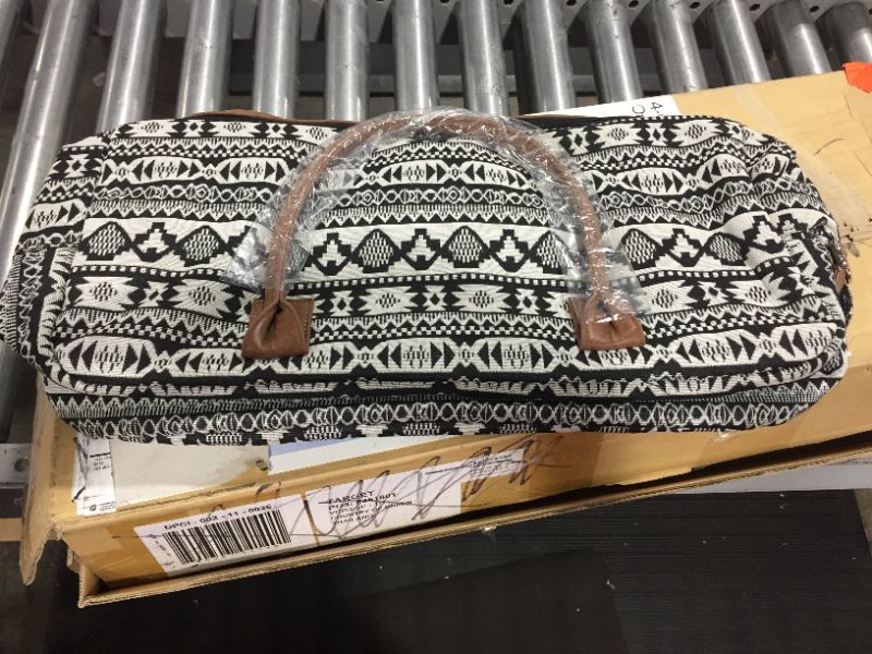 Photo 1 of Oflamn Boho Weekender Bag for Women Carry On Luggage Bohemian Style Duffle Bag Overnight Bags 
