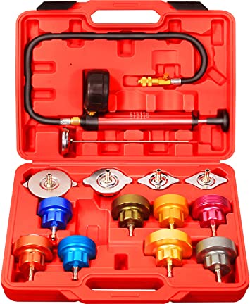 Photo 1 of AutoWanderer Tool Radiator Pressure Tester Kit & Coolant Pressure Tester Kit with 12 Pcs Universal Adapters Coolant System Pressure Tester for Vehicle
