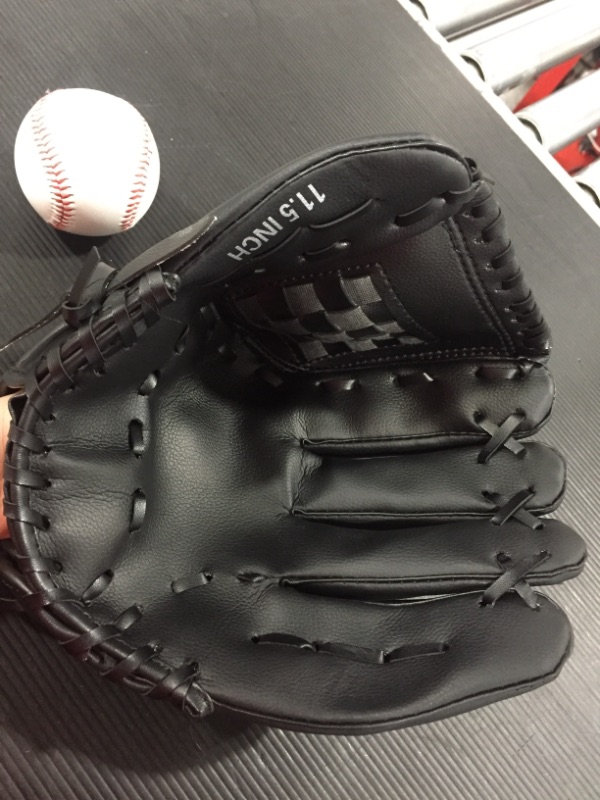 Photo 3 of Baseball Glove and Ball, Baseball Mitt, Softball Glove11.5  for Kids Youth Adult Training and Beginner, Softball Mitt Left Hand Glove, Right Hand Throw