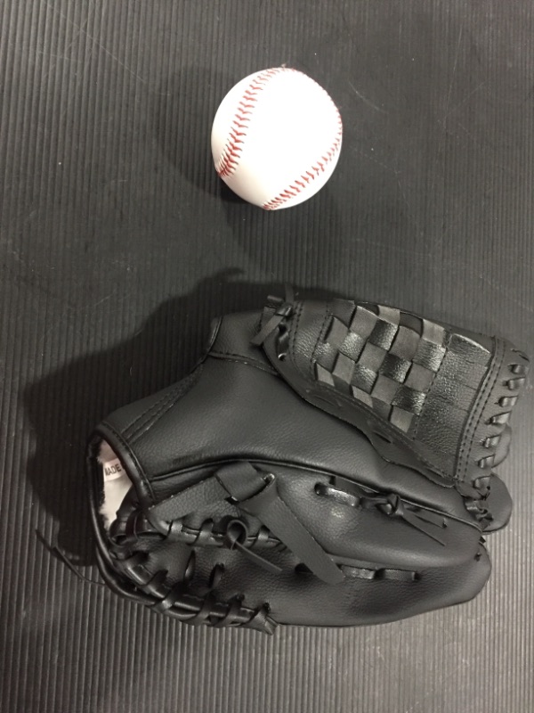 Photo 4 of Baseball Glove and Ball, Baseball Mitt, Softball Glove11.5  for Kids Youth Adult Training and Beginner, Softball Mitt Left Hand Glove, Right Hand Throw