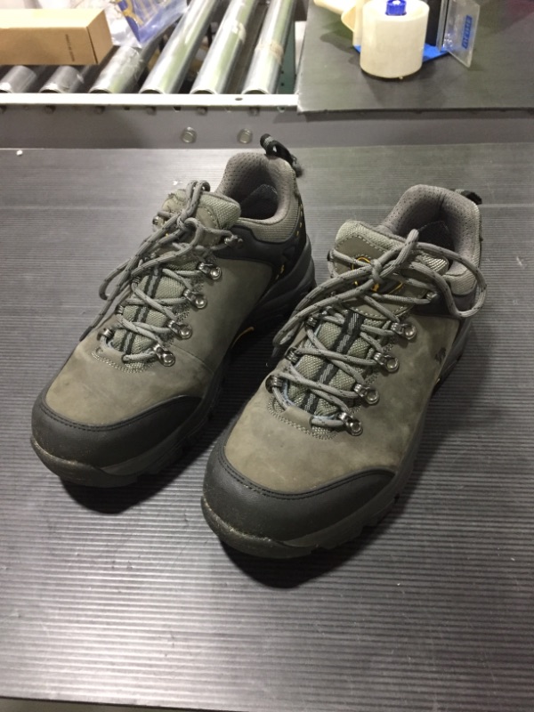 Photo 1 of CAMEL CROWN Hiking Shoes Men Trekking Shoe Low Top Outdoor Walking Waterproof Leather Trail Sneakers Size 10
