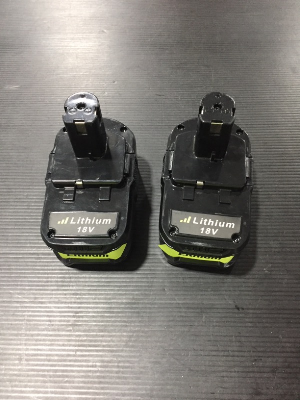 Photo 2 of 2-Pack 18 Volt P108 Battery Compatible with Ryobi ONE+ 18V Lithium-Ion 6.0 Ah Battery P109 P107 P105 P104 P103 P102 P190 with LED Indicator
