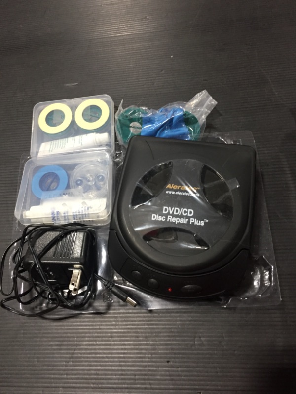 Photo 2 of Aleratec DVD CD Motorized Disc Repair Plus System | Repairs and Cleans Up to 99% Scratched Discs | Cleaning Solution Included