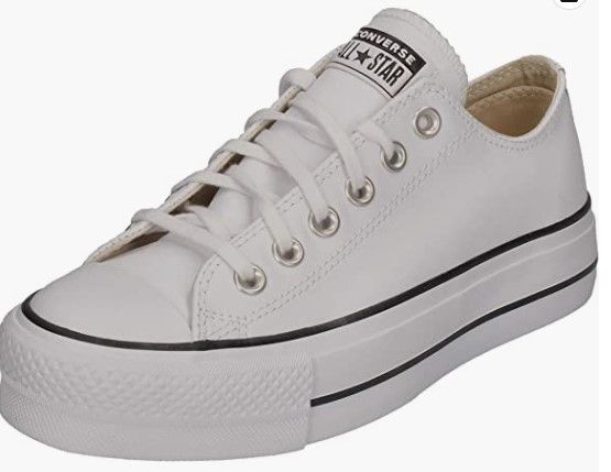 Photo 1 of Converse Women's Chuck All Star Lift Clean Ox Sneakers SIZE 8.5
