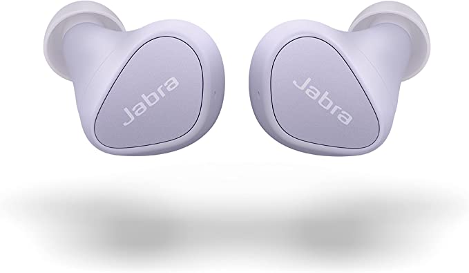 Photo 1 of Jabra Elite 3 in Ear Wireless Bluetooth Earbuds – Noise Isolating True Wireless Buds with 4 Built-in Microphones for Clear Calls, Rich Bass, Customizable Sound, and Mono Mode - Lilac
