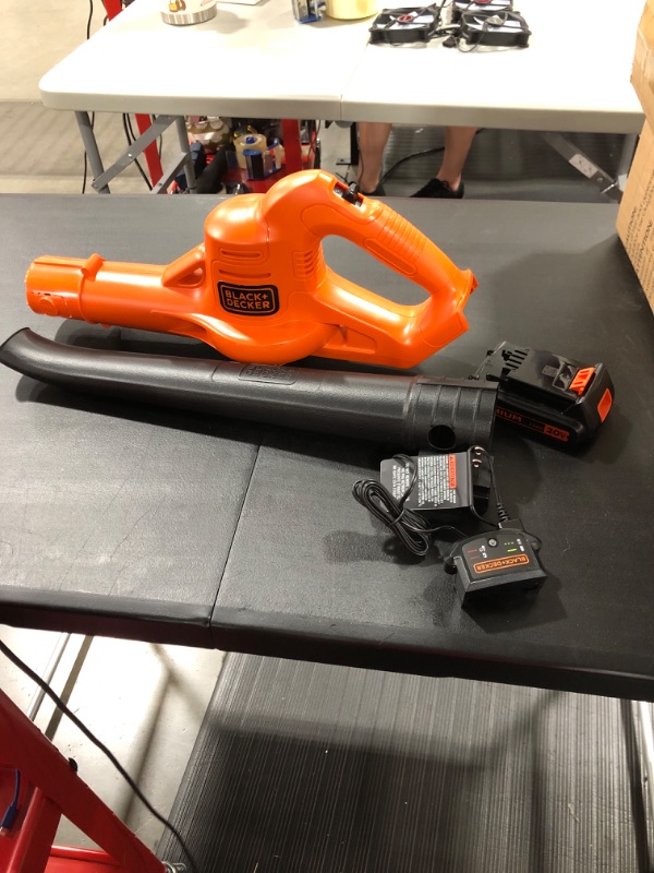 Photo 2 of Black+Decker LSW221 Cordless Sweeper + 20-Volt Battery Pack
