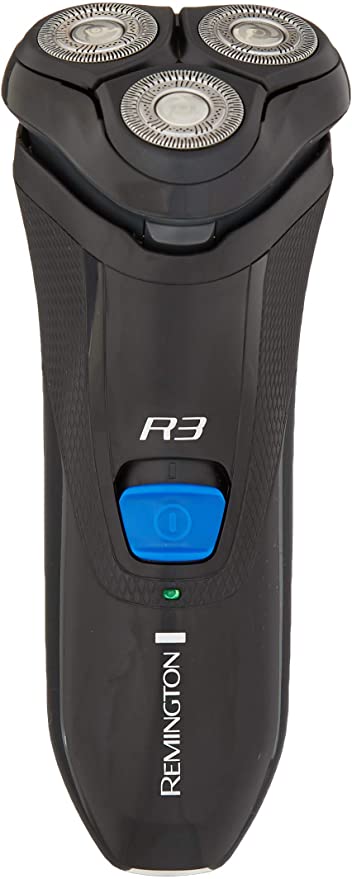 Photo 1 of Remington PR1335B R3000 Series Men's Electric Razor with Precision Plus Heads Stubble Attachment Included Black, Black/Blue, 1 Count
