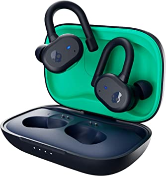 Photo 1 of Skullcandy Push Active True Wireless in-Ear Earbud - Dark Blue/Green
