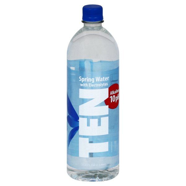 Photo 1 of (12 ct) Ten with Electrolytes Spring Water, 33.8 fl oz
