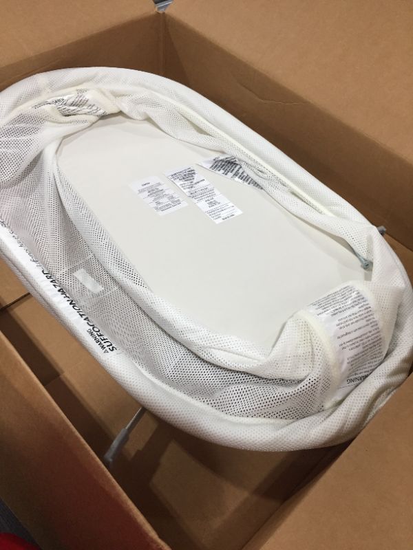 Photo 2 of BABYBJORN Cradle - White, 31x23x26 Inch (Pack of 1)
