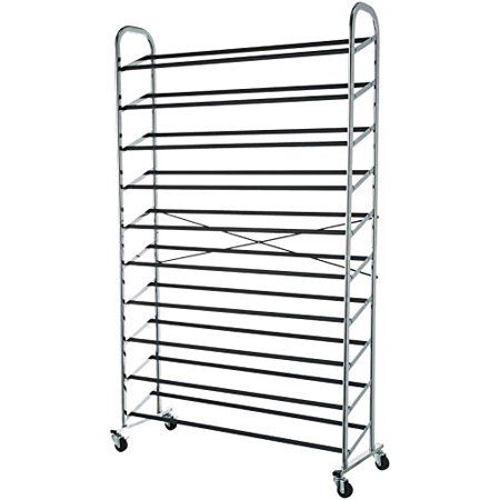 Photo 1 of Basics 50-Pair Shoe Rack Organzier
