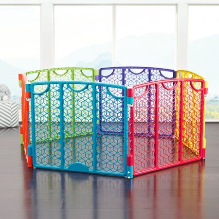 Photo 1 of Evenflo Versatile Play Space Freestanding Playard, Multi Color
