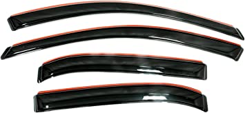 Photo 1 of Auto Ventshade AVS 194472 In-Channel Ventvisor Side Window Deflector, 4-Piece Set for 2012-2020 Chevrolet Sonic
