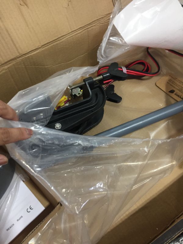 Photo 1 of Newport Vessels Kayak Series 55lb Thrust Saltwater Transom Mounted Electric Kayak Trolling Motor with 24" Shaft