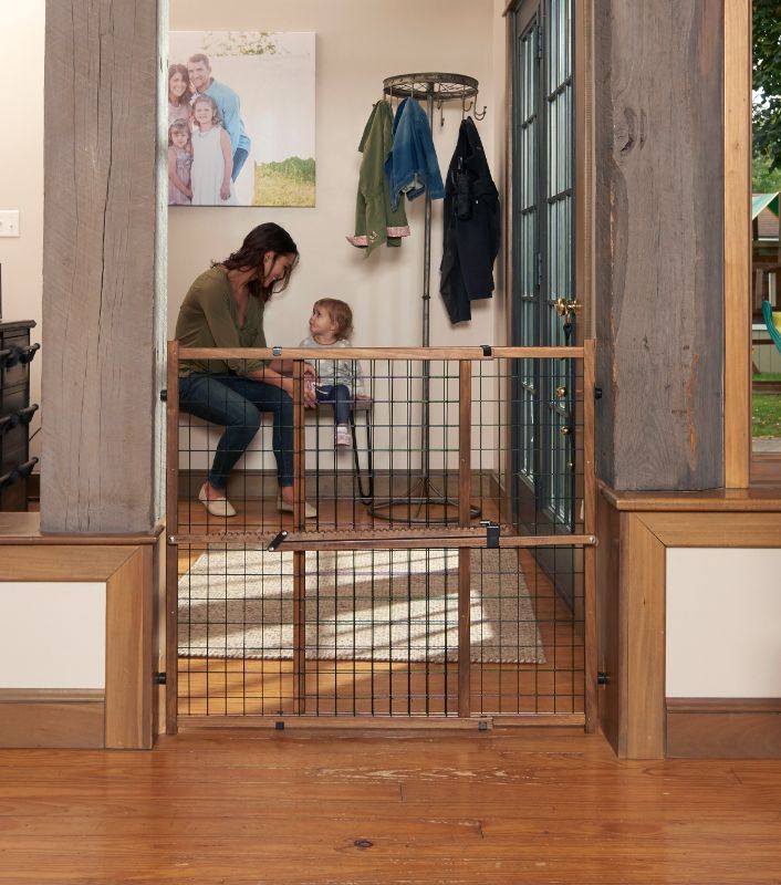 Photo 1 of Evenflo Position & Lock Tall & Wide Baby Gate 31 X 32 Farmhouse
