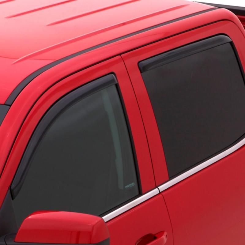 Photo 1 of AVS 16-18 Toyota Tacoma Double Cab Ventvisor in-Channel Front & Rear Window Deflectors 4pc - Smoke (1431491)
