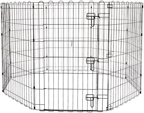 Photo 1 of Amazon Basics Foldable Metal Dog and Pet Exercise Playpen